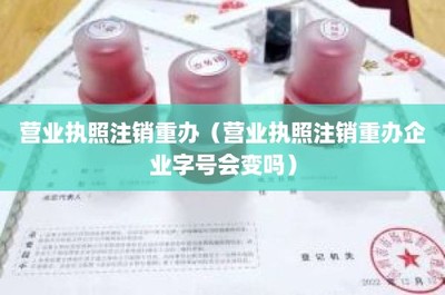營業(yè)執(zhí)照注銷重辦 企業(yè)字號變更風(fēng)險(xiǎn)與工商代理服務(wù)解析